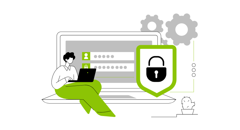 Cyber Security Stats Illustration
