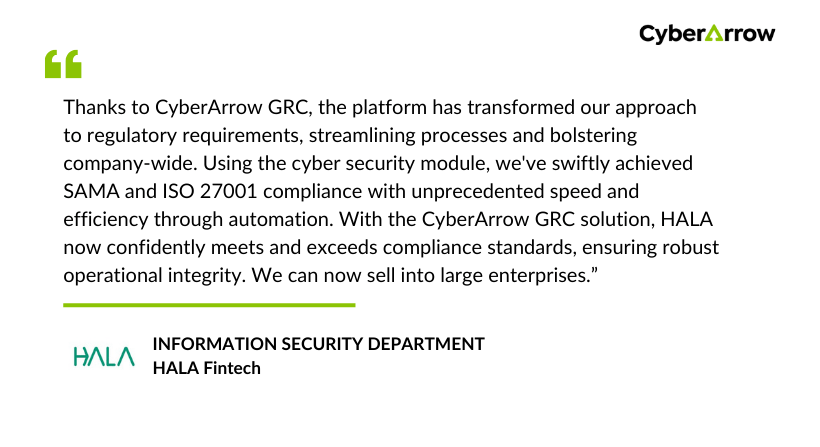 image | CyberArrow HALA Testimonial