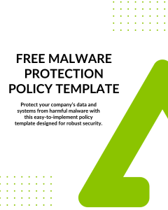 Free Malware protection Policy Template | CyberArrow Free Malware protection Policy Template