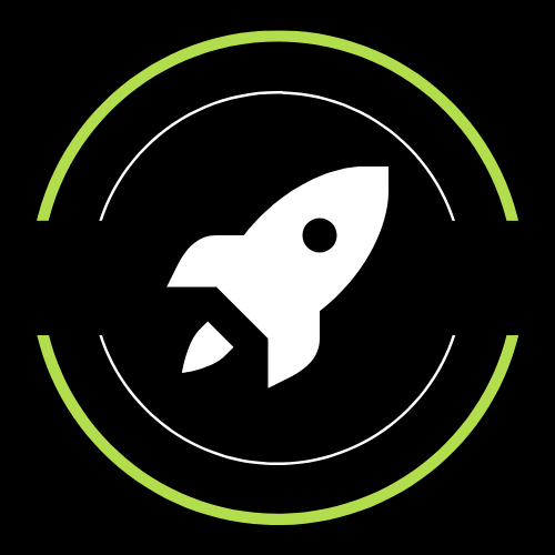 Growth rocket icon